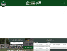 Tablet Screenshot of dvo-korfbal.nl